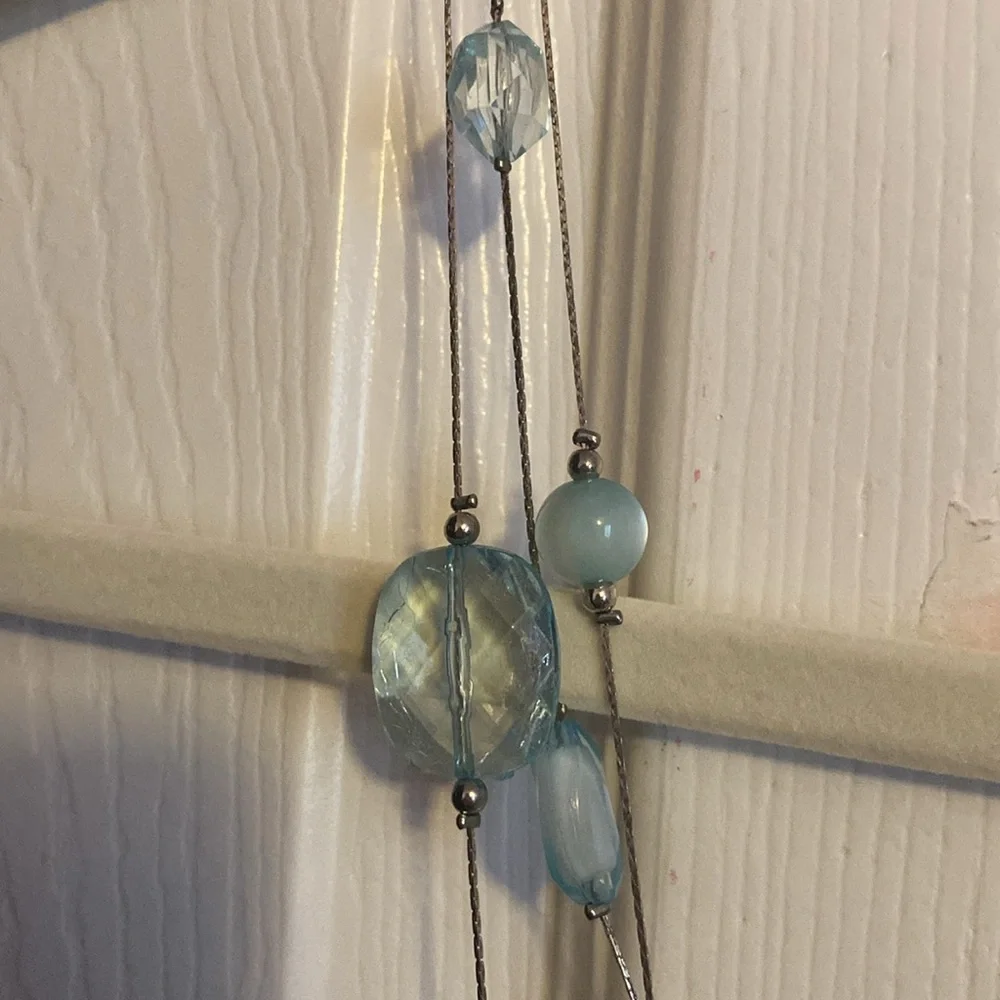 Kohl’s Spring Blue Layered Necklace - Picture 7 of 7